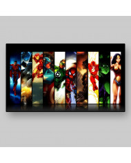 Comic de los héroes de Marvel