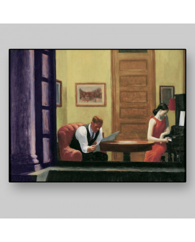 Edward Hopper, Room in New York Edward Hopper, Room in New York