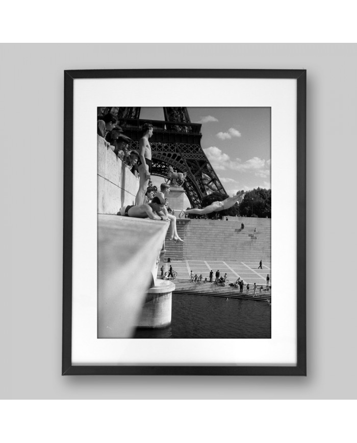 El salto sobre el Sena, París, 1945