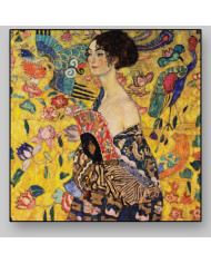 Gustav Klimt, Woman with fan