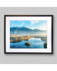 Iglesia y Castillo en el Lago Bled,  Eslovenia