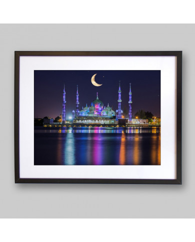 Mezquita de cristal, Kuala Terengganu, Malasia Mezquita de cristal, Kuala Terengganu, Malasia