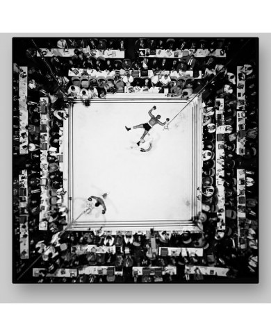 Muhammad Ali celebrando el KO de Cleveland Williams, Houston 1966 Muhammad Ali celebrando el KO de Cleveland Williams, Houston 1966