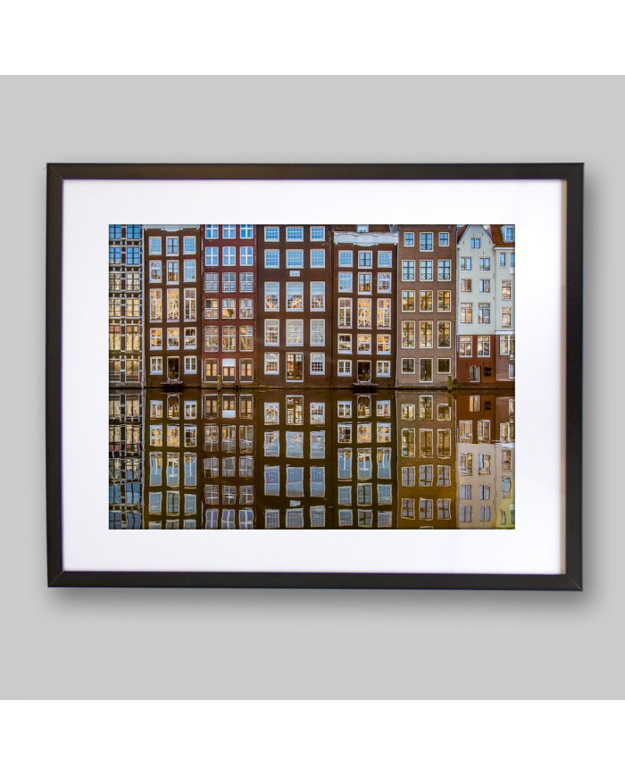 Reflejo en el canal, Amsterdam