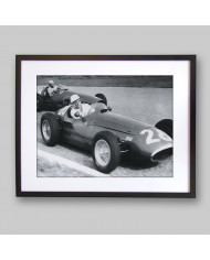 Stirling Moss con Maserati y Juan Manuel Fangio con Ferrari, 1956