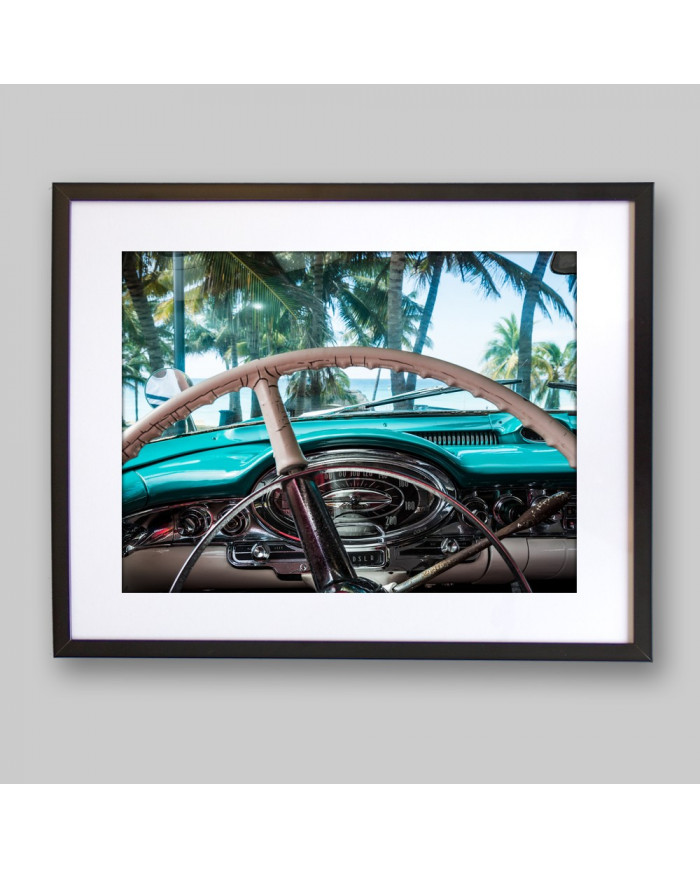 Varadero desde un coche clásico cubano