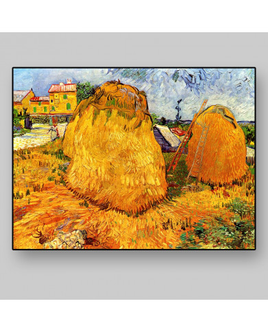 Vincent Van Gogh, Haystacks in Provence Vincent Van Gogh, Haystacks in Provence