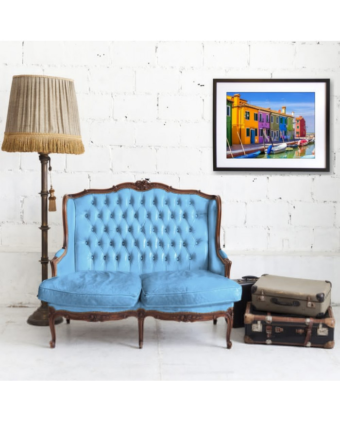 Casas de Burano,  Venecia, Italia