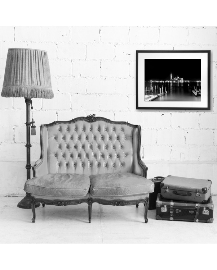 Vista de San Jorge desde el embarcadero de San Marcos, Venecia, Italia