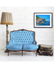 Manarola, Cinque Terre, Mar de Liguria, Italia