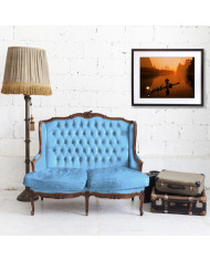 Pescador con cormoranes en el Río Li, China